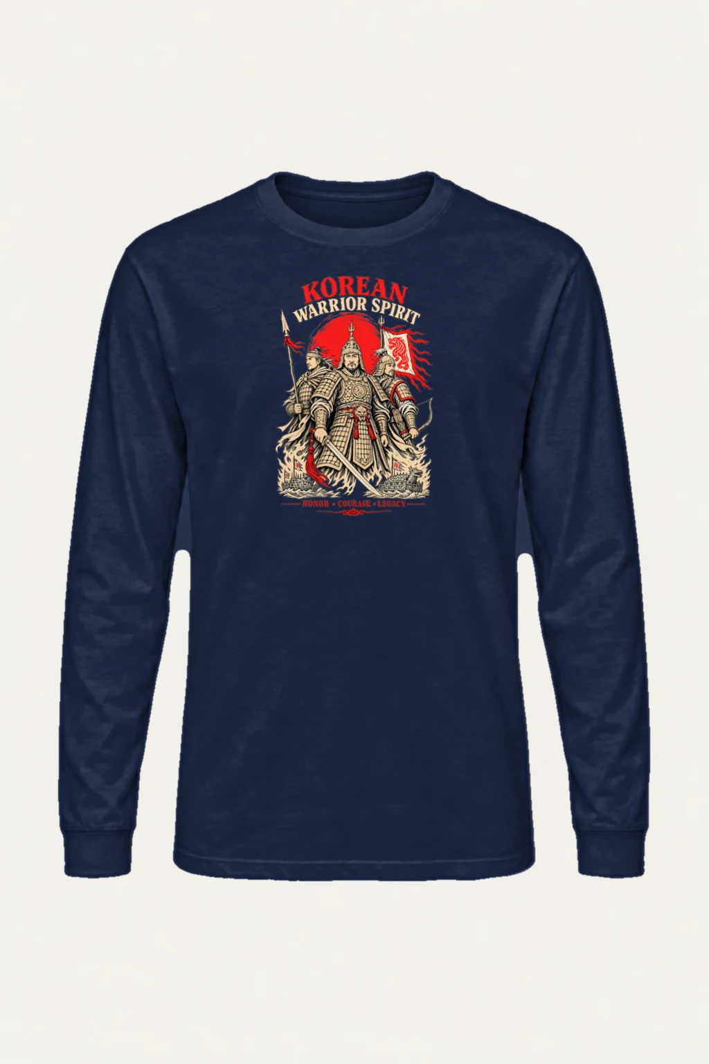 "Warrior Spirit" Unisex Longsleeve T-shirt | Gildan 2400