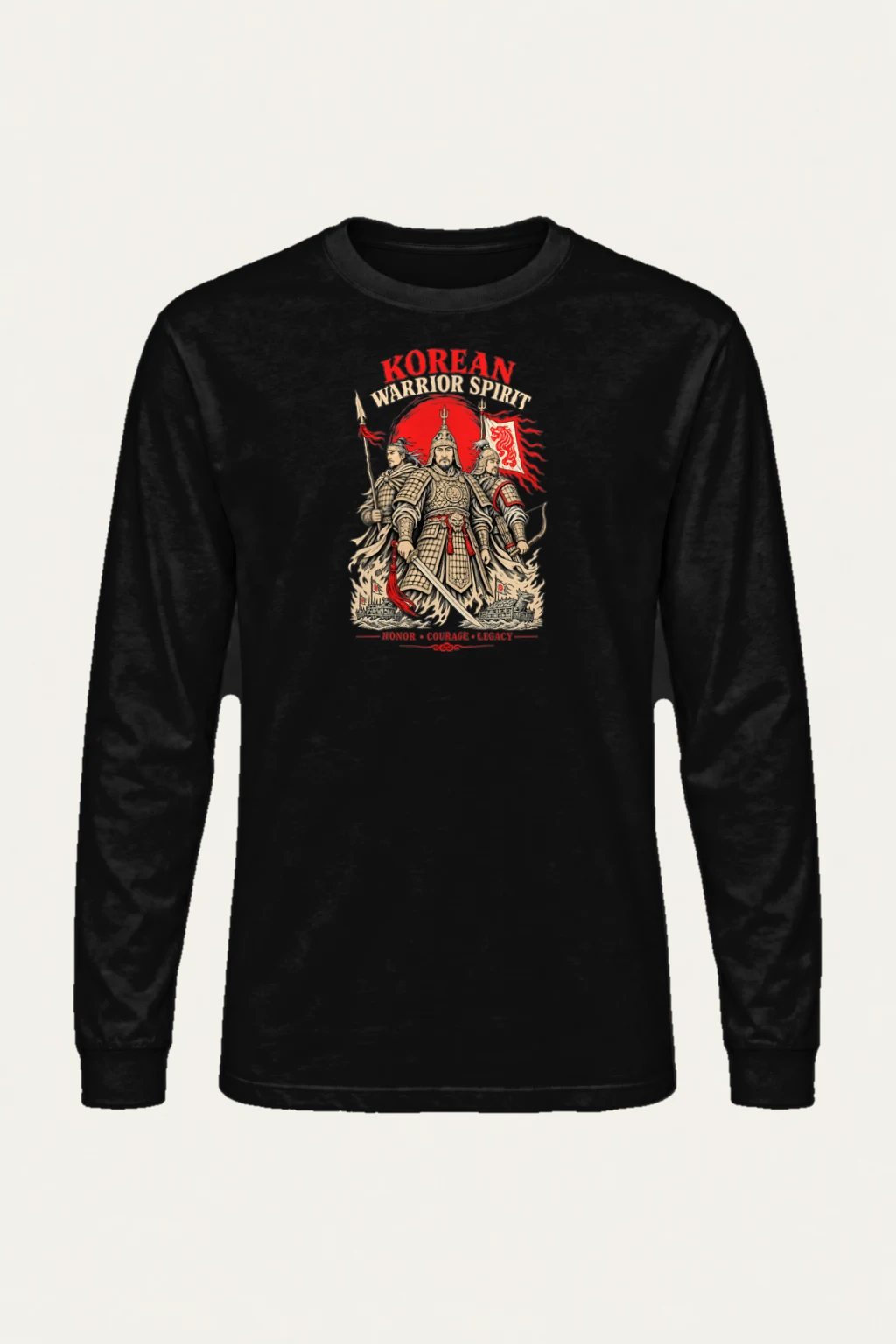 "Warrior Spirit" Unisex Longsleeve T-shirt | Gildan 2400