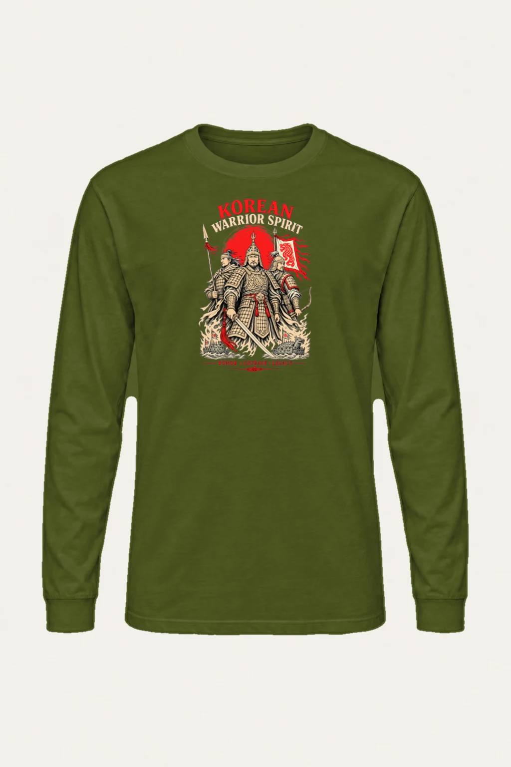 "Warrior Spirit" Unisex Longsleeve T-shirt | Gildan 2400