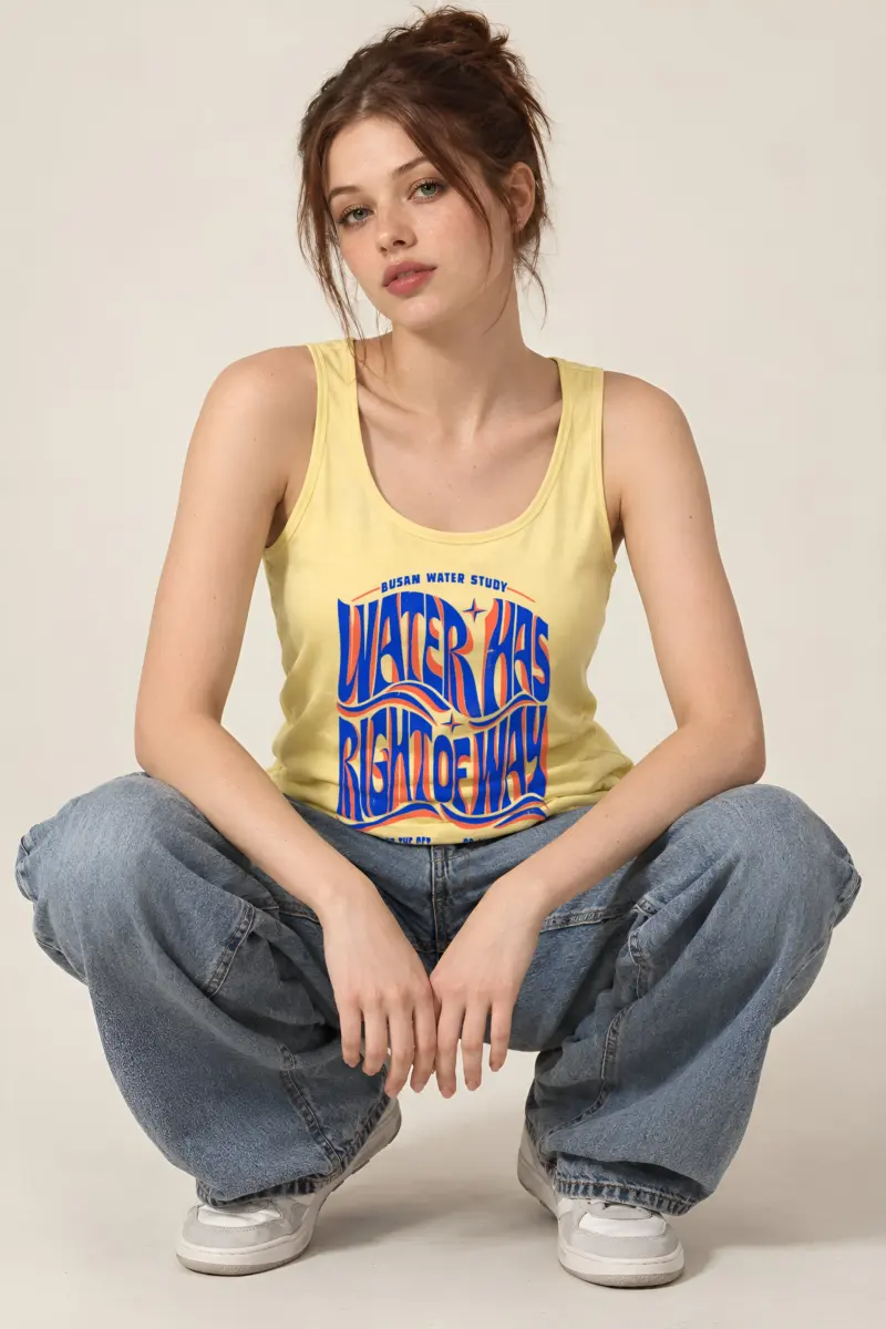 "Water Has Right of Way" Unisex Jersey Tank