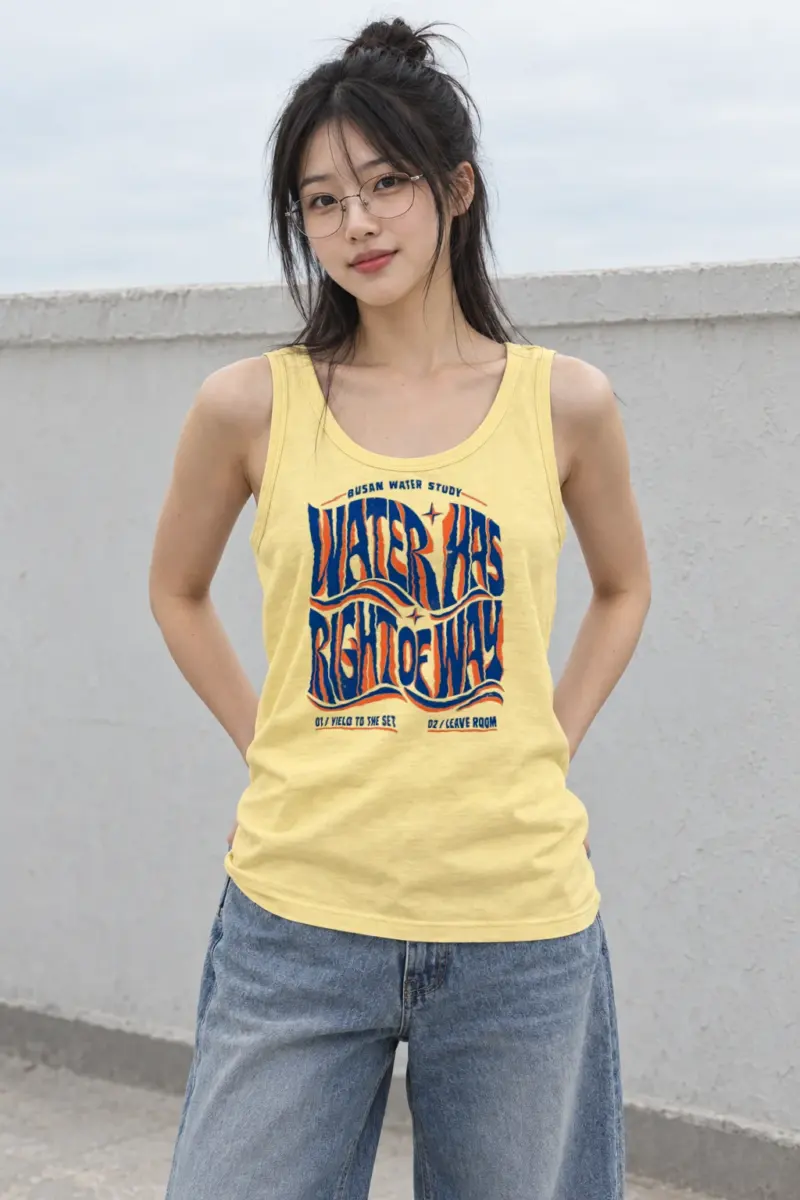 "Water Has Right of Way" Unisex Jersey Tank
