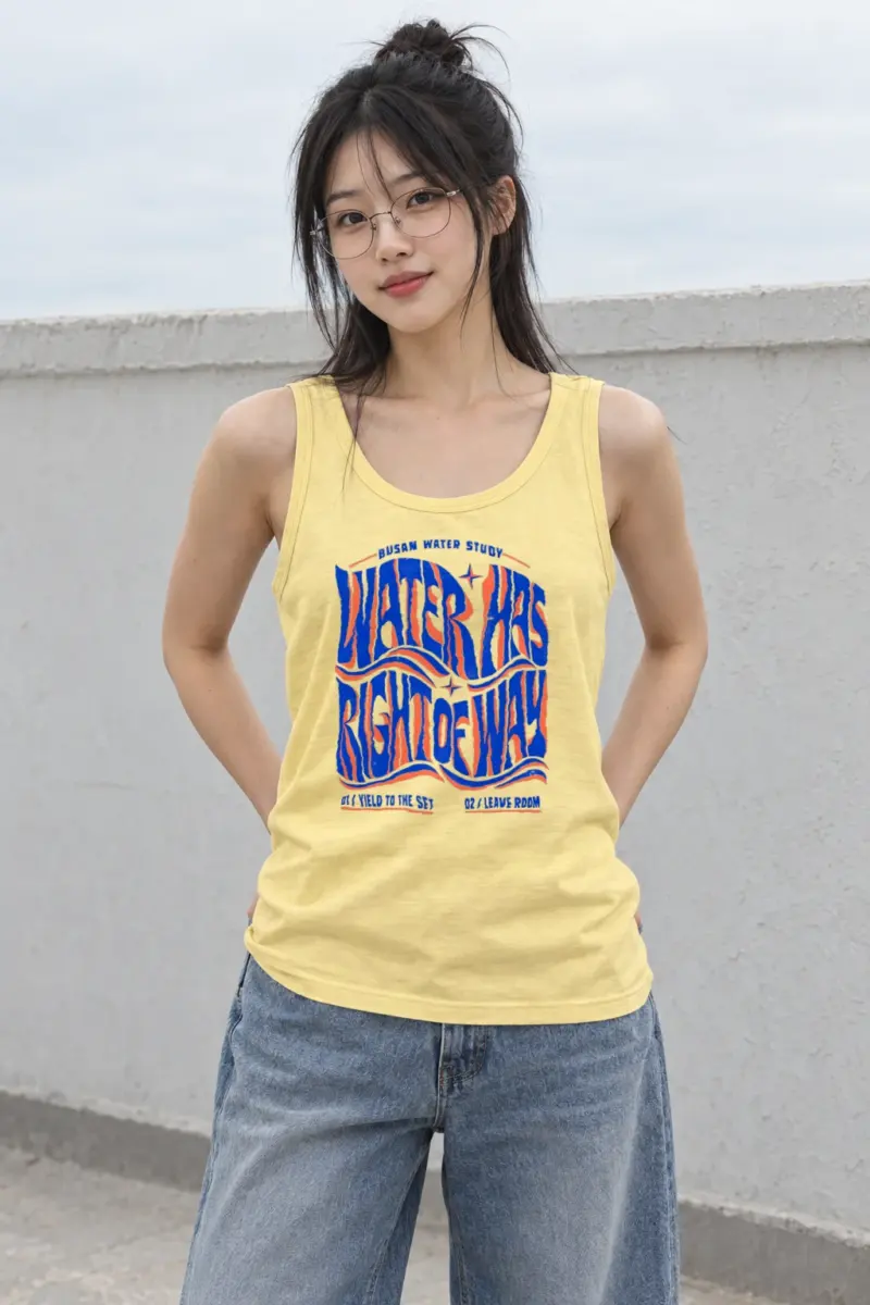 "Water Has Right of Way" Unisex Jersey Tank