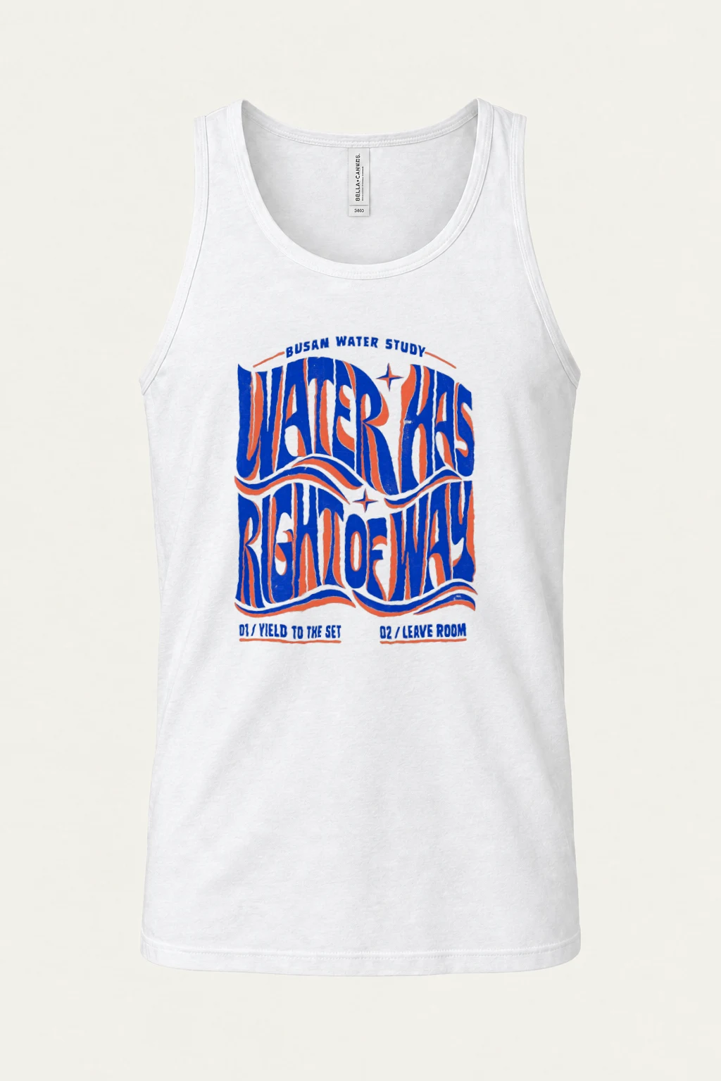 "Water Has Right of Way" Unisex Jersey Tank