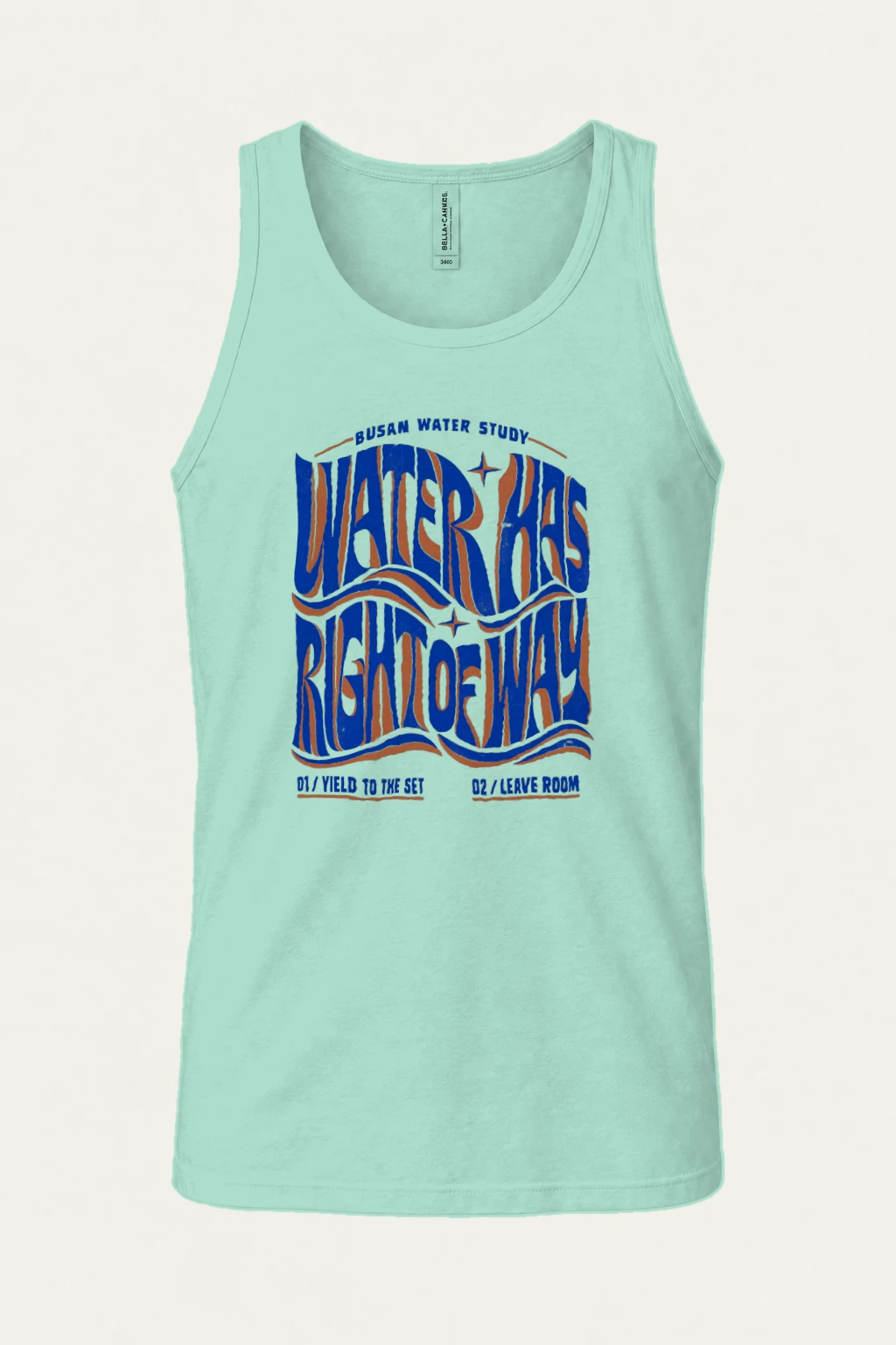"Water Has Right of Way" Unisex Jersey Tank