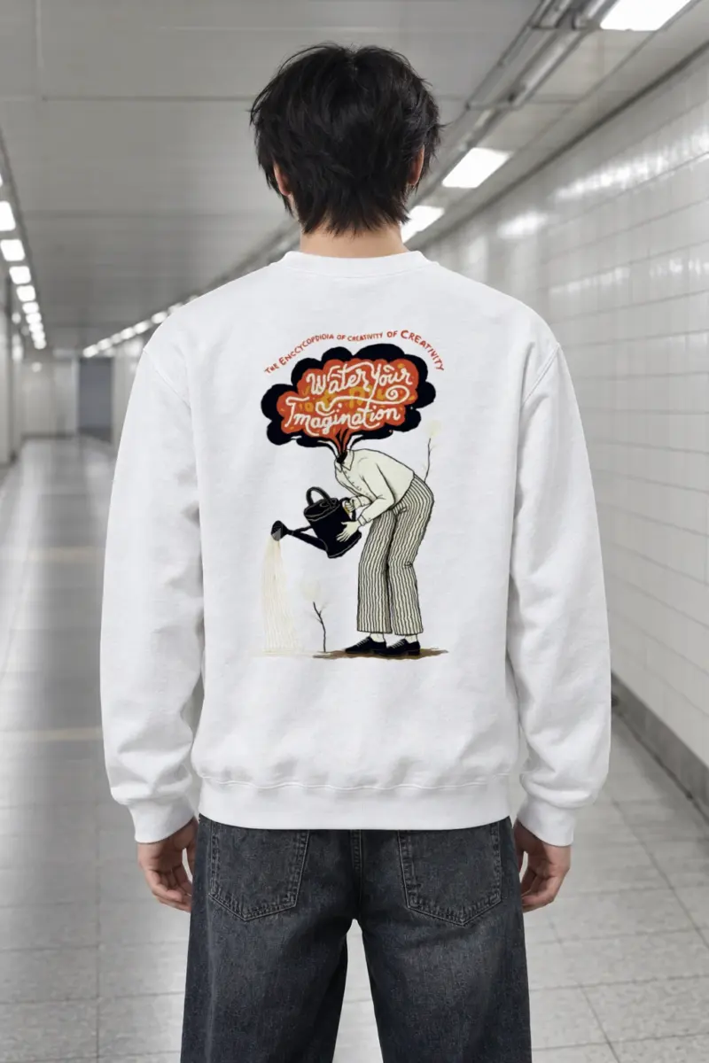 "Water Your Imagination" Heavy Blend Unisex Crewneck Sweatshirt | Gildan 18000