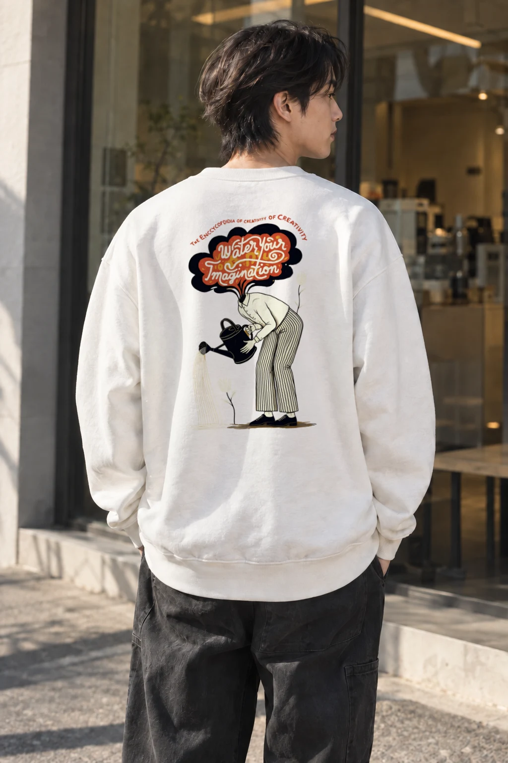 "Water Your Imagination" Heavy Blend Unisex Crewneck Sweatshirt | Gildan 18000