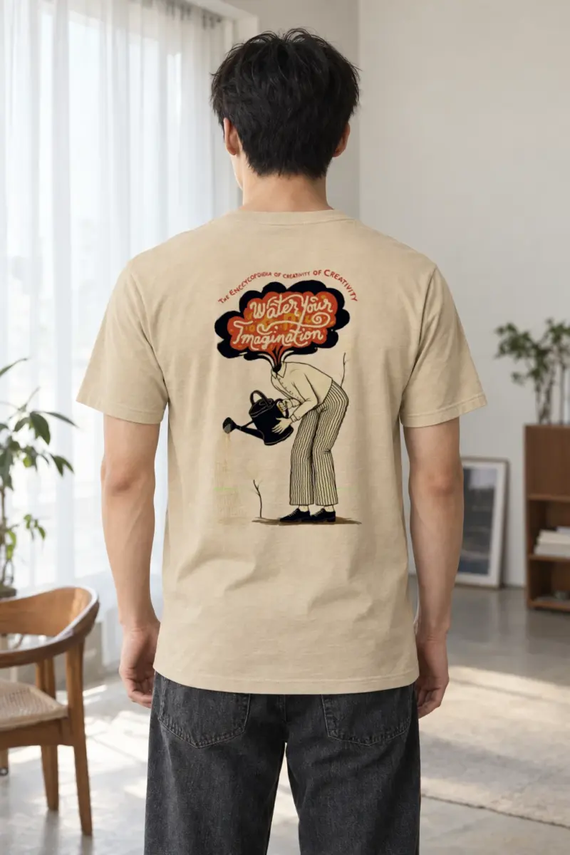 "Water Your Imagination" Heavyweight Unisex Crewneck T-shirt | Gildan 5000
