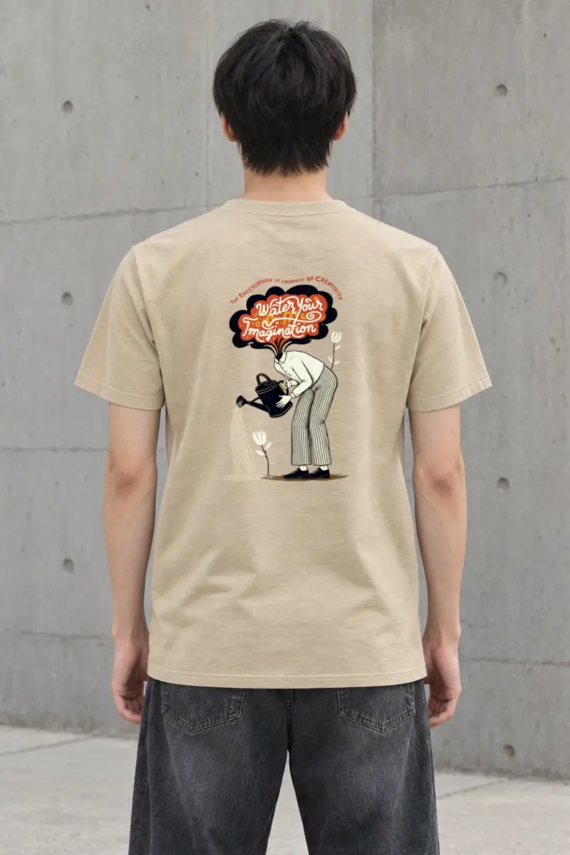"Water Your Imagination" Heavyweight Unisex Crewneck T-shirt