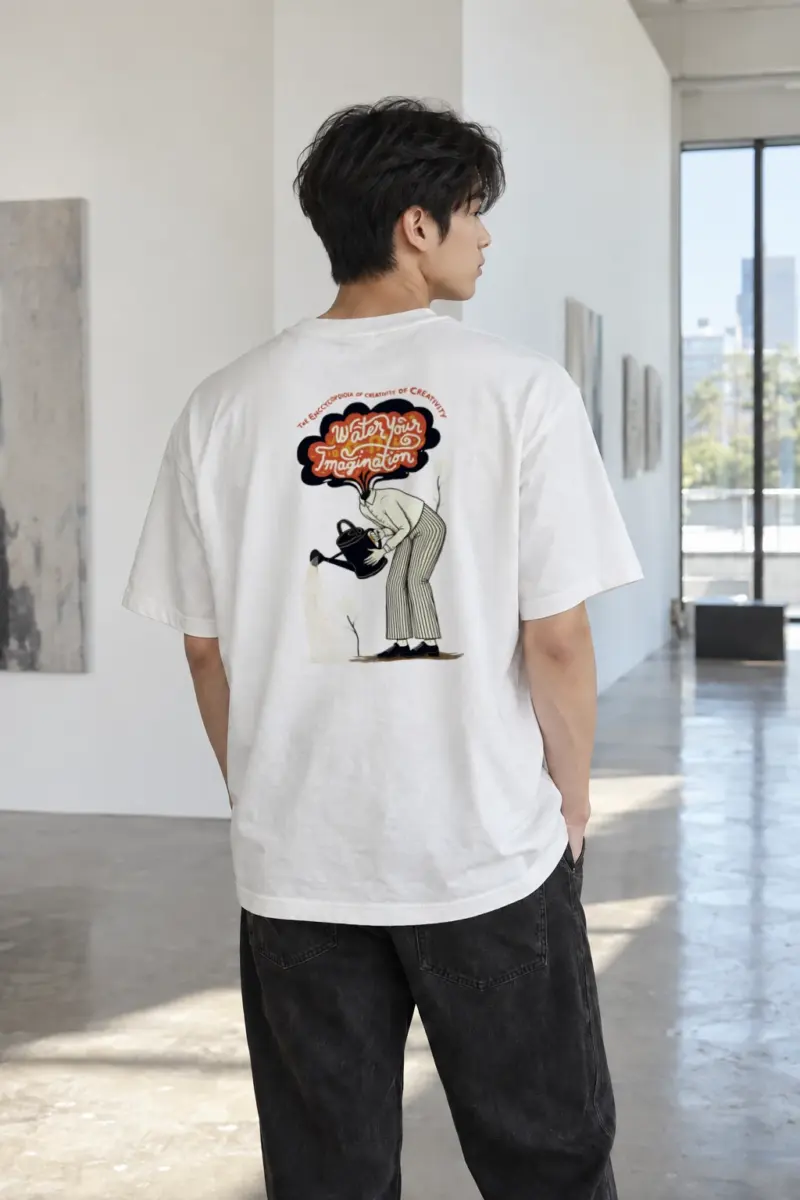 "Water Your Imagination" Heavyweight Unisex Crewneck T-shirt | Gildan 5000