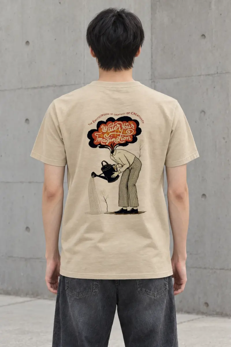 "Water Your Imagination" Heavyweight Unisex Crewneck T-shirt