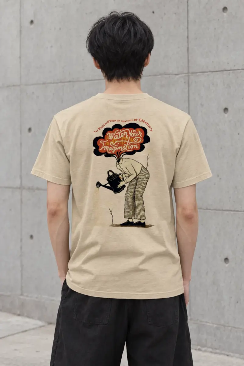 "Water Your Imagination" Heavyweight Unisex Crewneck T-shirt | Gildan 5000