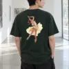 "Watercolor Ballet Leap" Heavyweight Unisex Crewneck T-shirt | Gildan 5000