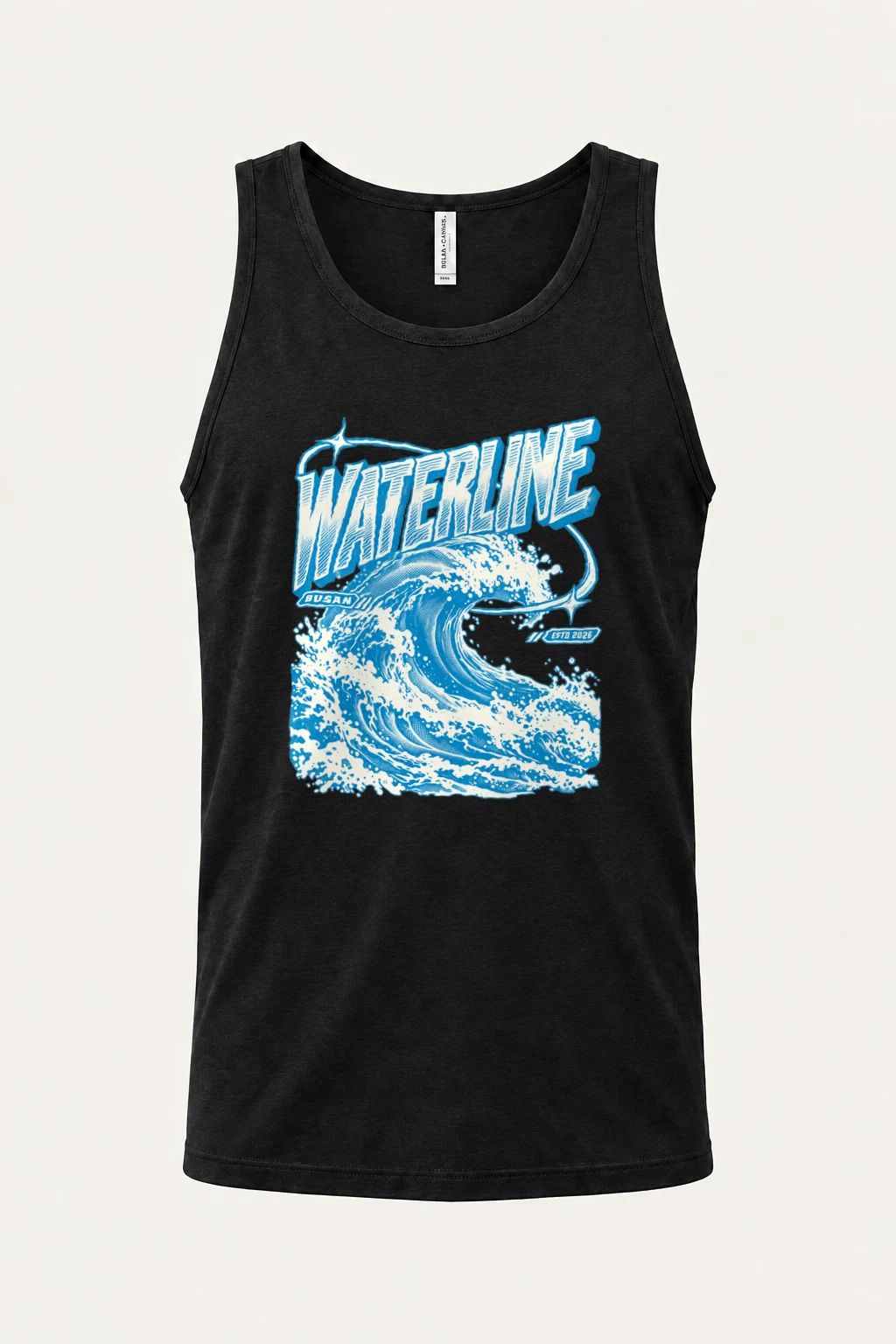 "Waterline Busan" Unisex Jersey Tank