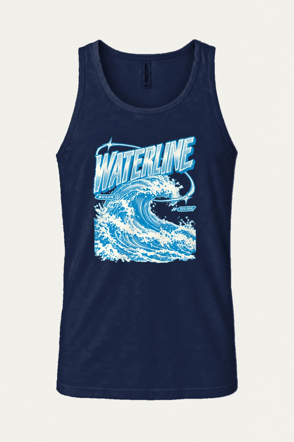 "Waterline Busan" Unisex Jersey Tank
