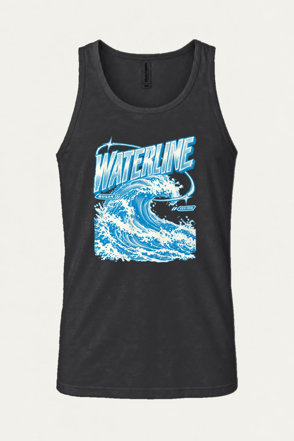 "Waterline Busan" Unisex Jersey Tank