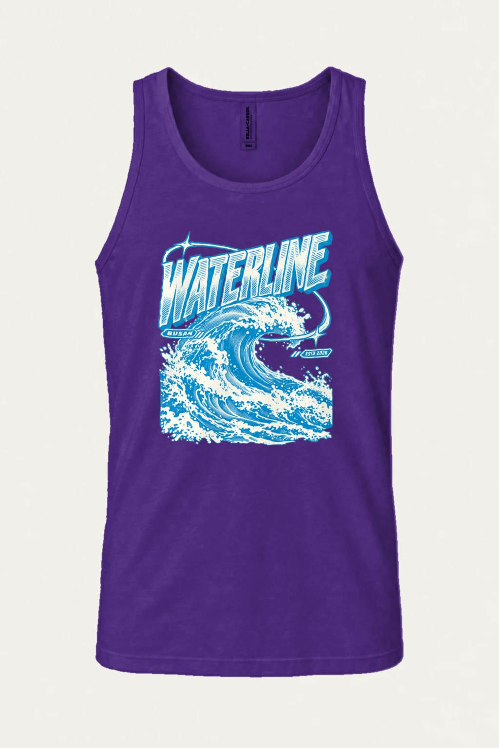 "Waterline Busan" Unisex Jersey Tank