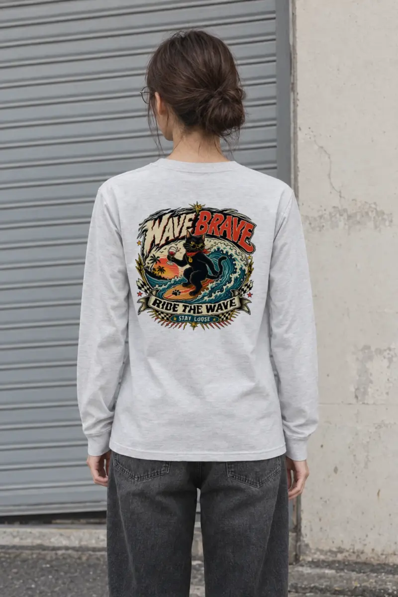 "Wave Brave" Unisex Longsleeve T-shirt