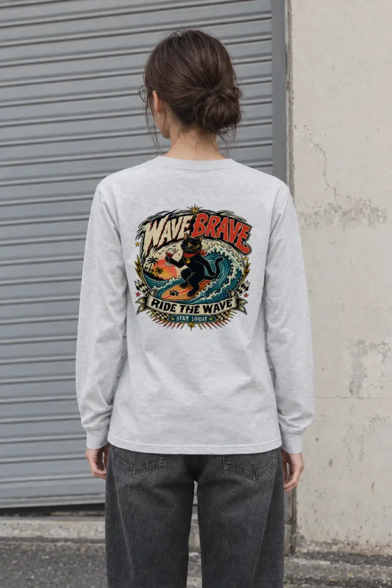 "Wave Brave" Unisex Longsleeve T-shirt