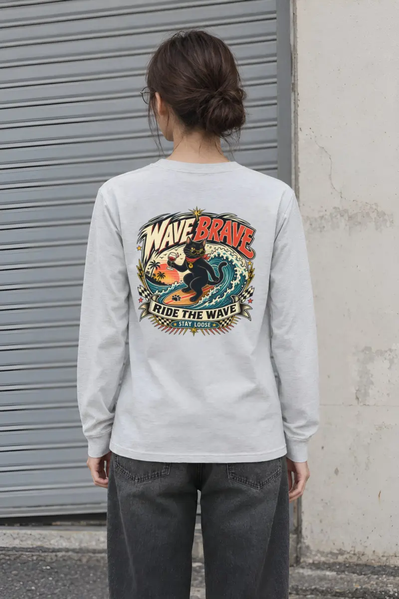 "Wave Brave" Unisex Longsleeve T-shirt