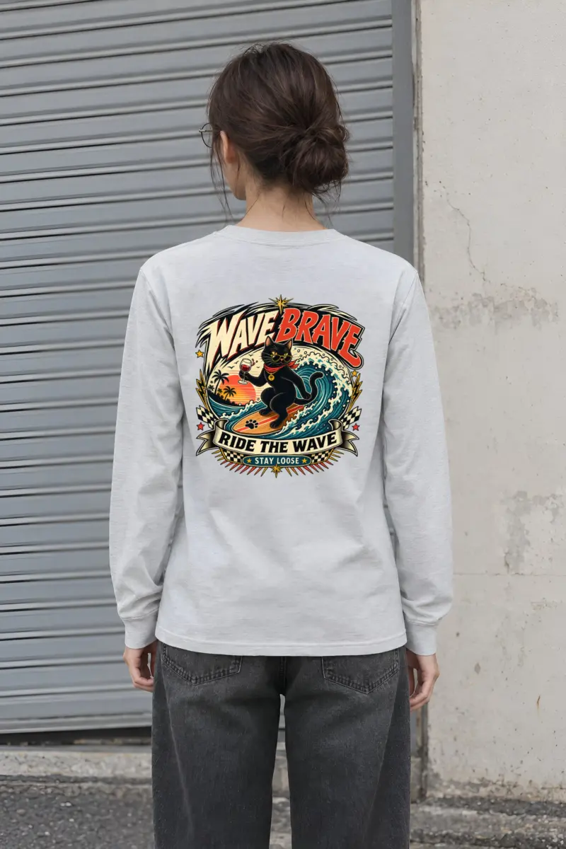 "Wave Brave" Unisex Longsleeve T-shirt