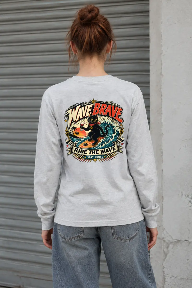 "Wave Brave" Unisex Longsleeve T-shirt