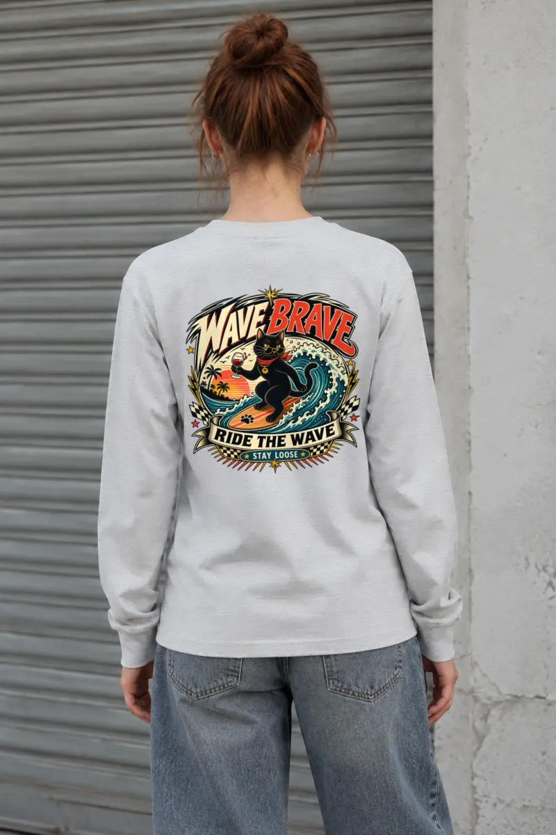"Wave Brave" Unisex Longsleeve T-shirt