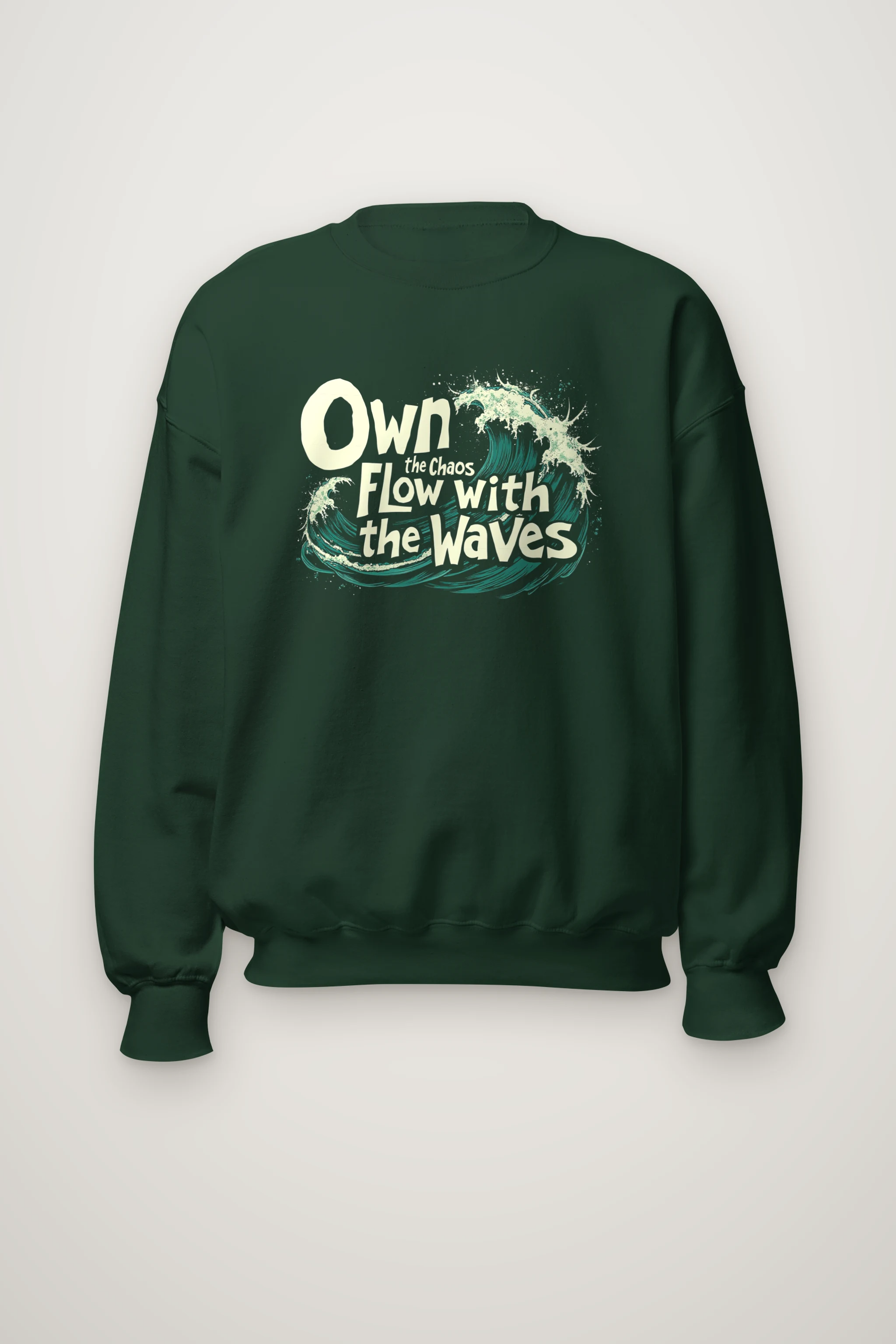 "Wave State" Heavy Blend Unisex Crewneck Sweatshirt