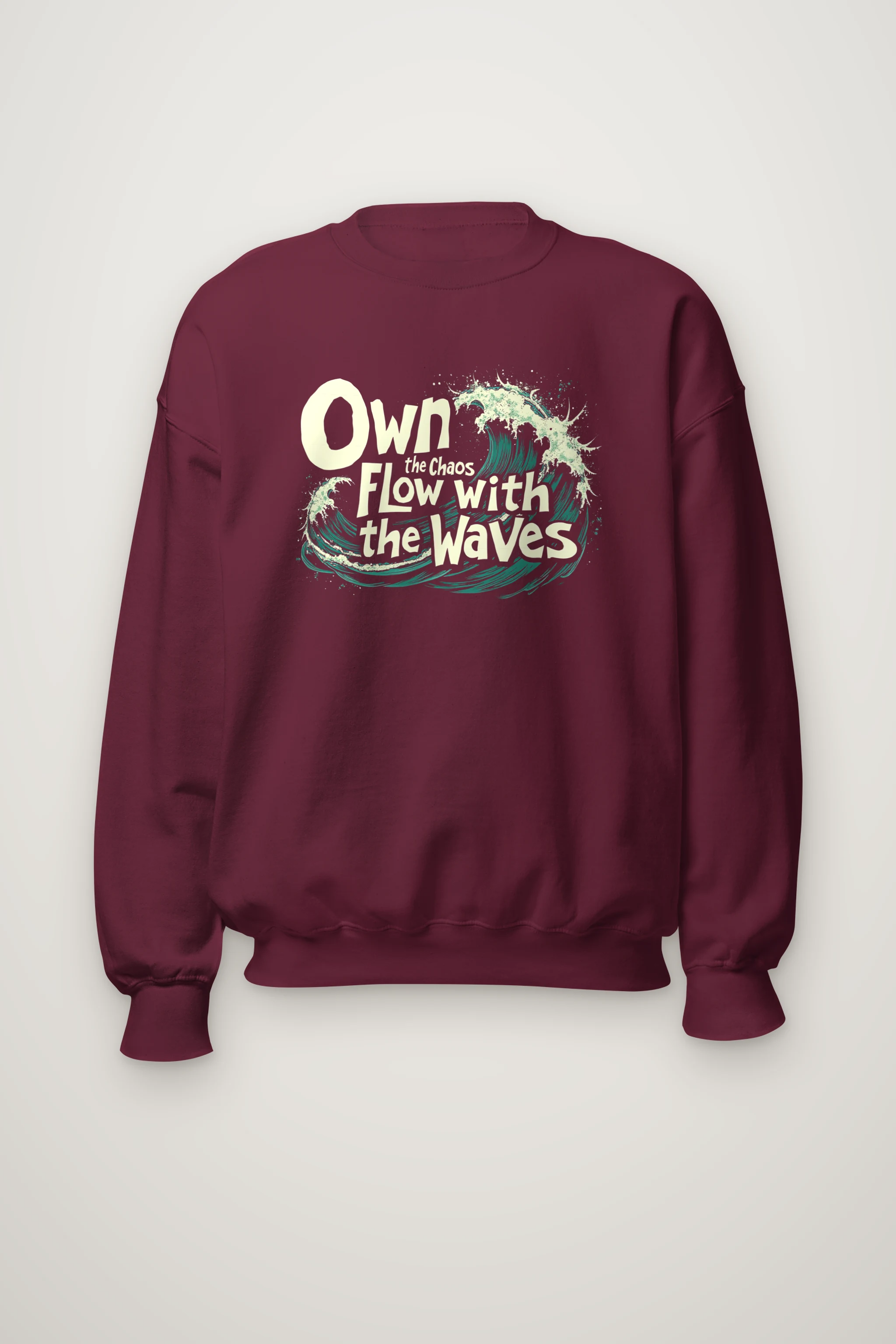 "Wave State" Heavy Blend Unisex Crewneck Sweatshirt