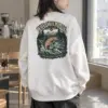 "Wave & Wildlife Division" Heavy Blend Unisex Crewneck Sweatshirt | Gildan 18000