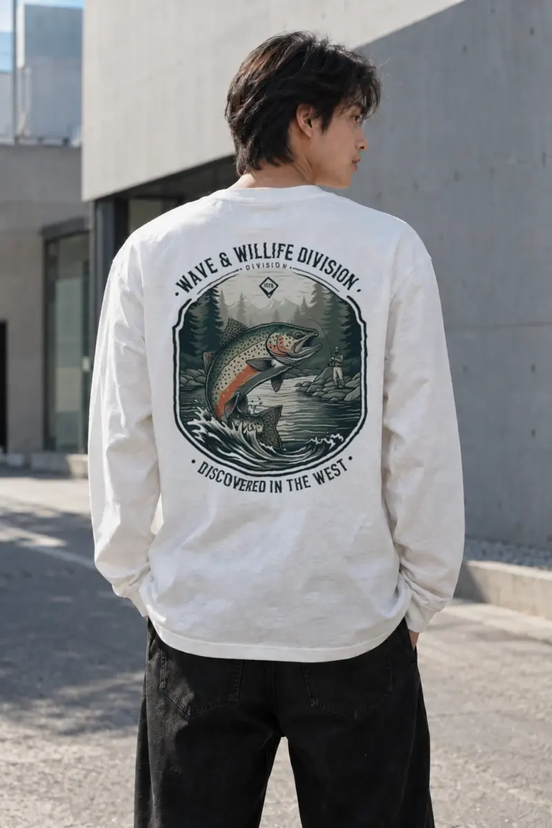 "Wave & Wildlife Division" Unisex Longsleeve T-shirt | Gildan 2400