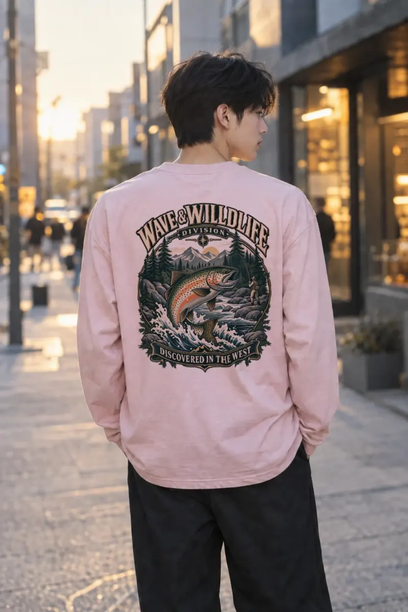 "Wave & Wildlife Division" Unisex Longsleeve T-shirt | Gildan 2400