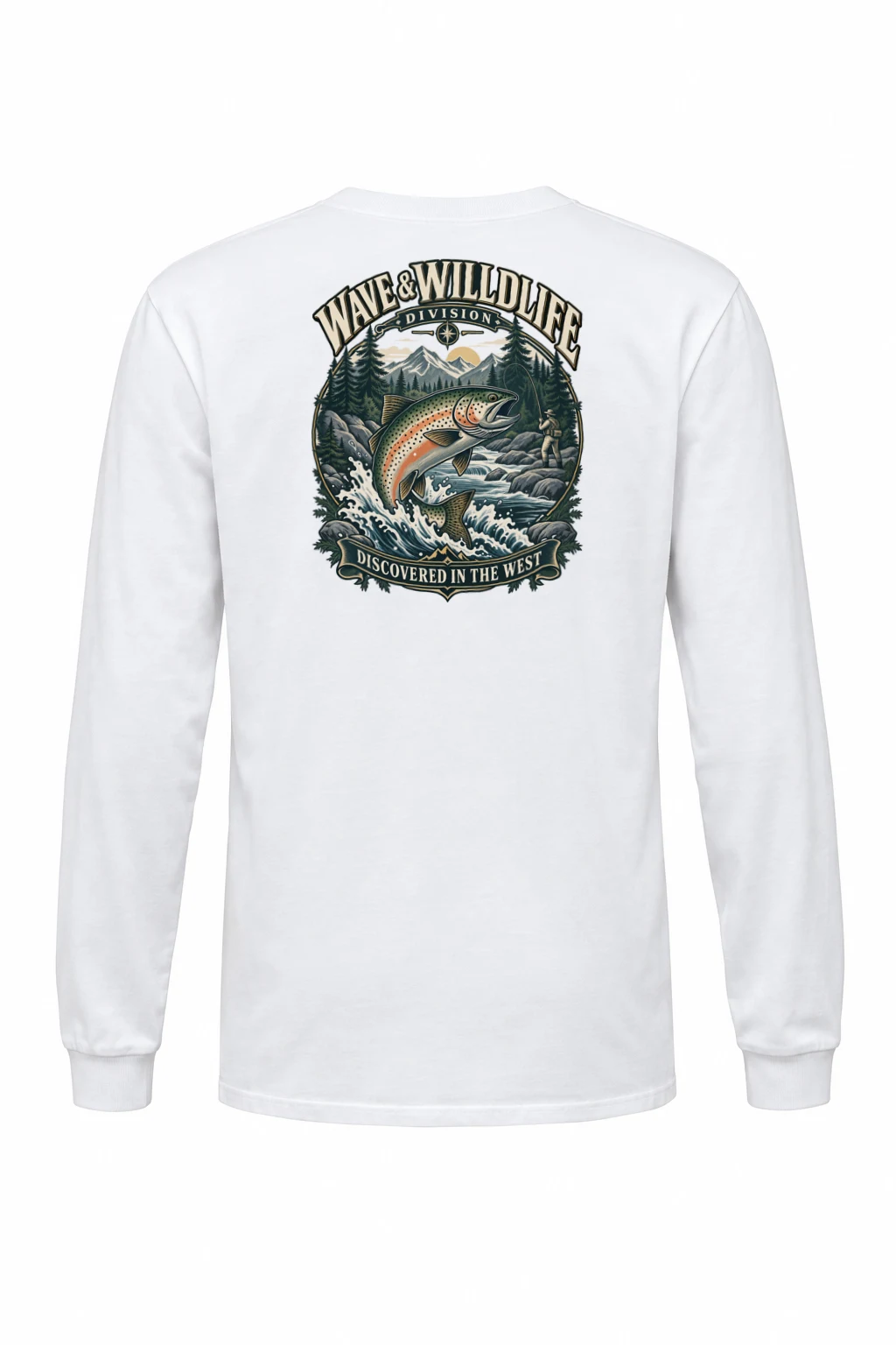 "Wave & Wildlife Division" Unisex Longsleeve T-shirt | Gildan 2400