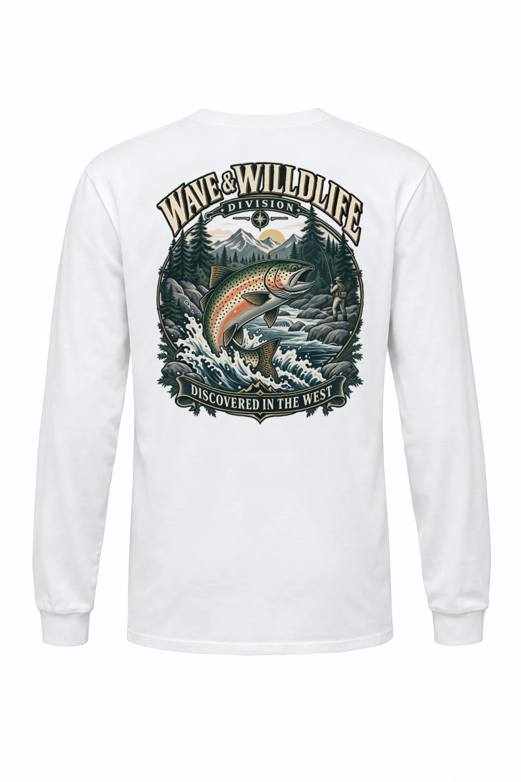 "Wave & Wildlife Division" Unisex Longsleeve T-shirt | Gildan 2400