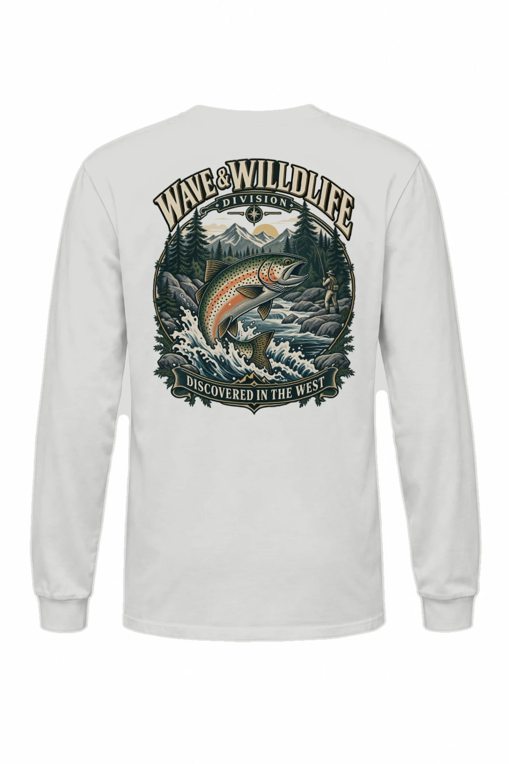 "Wave & Wildlife Division" Unisex Longsleeve T-shirt | Gildan 2400
