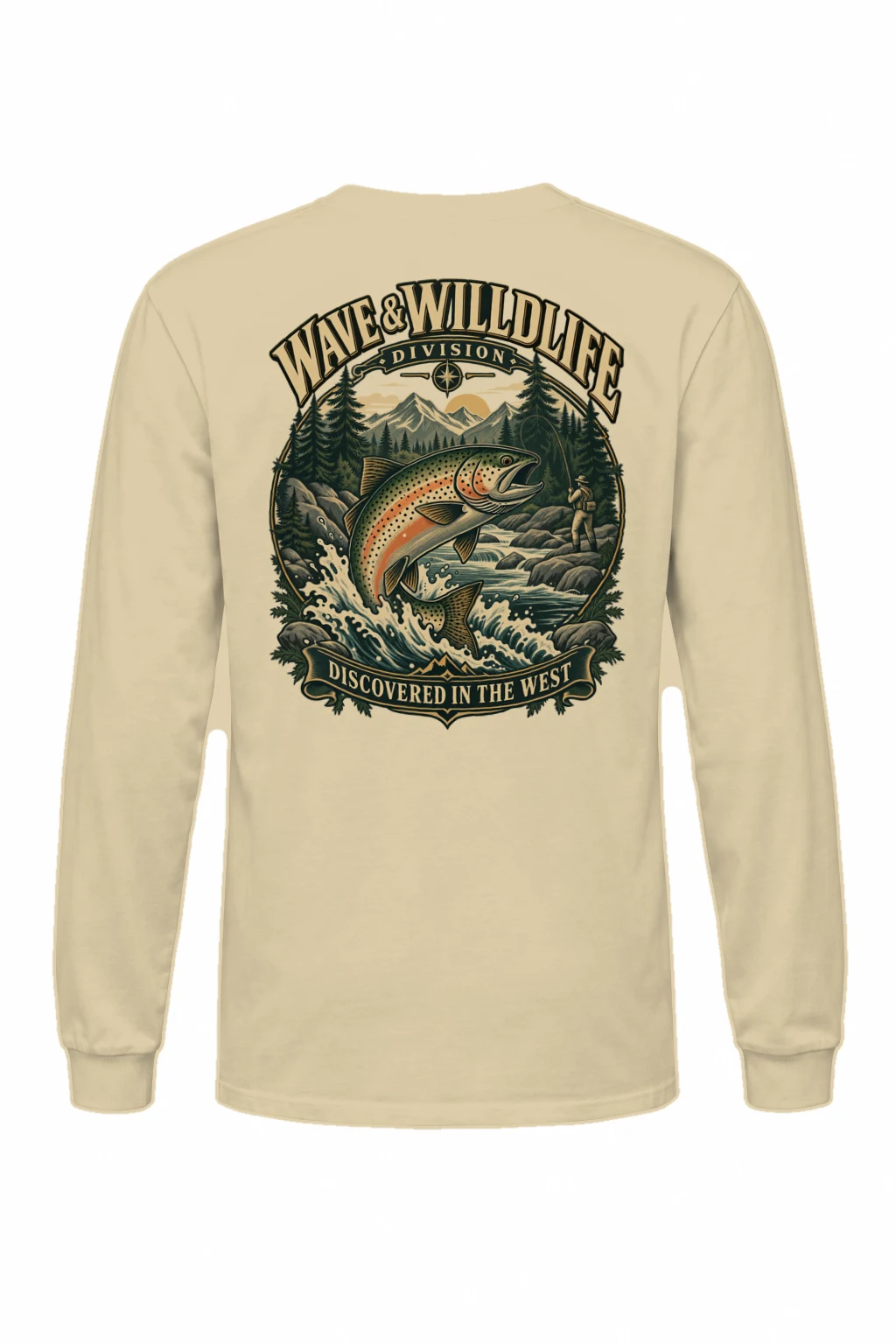 "Wave & Wildlife Division" Unisex Longsleeve T-shirt | Gildan 2400