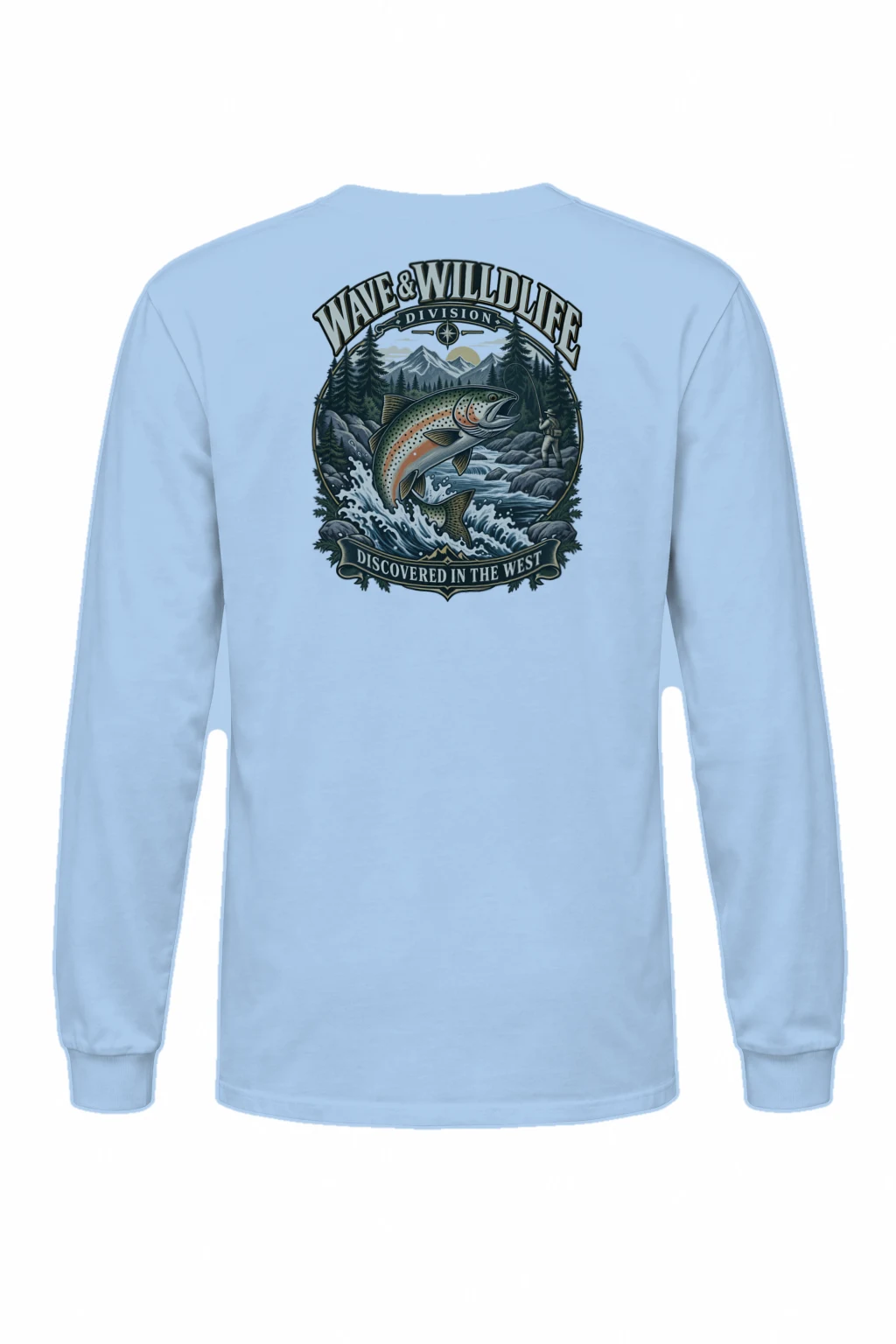 "Wave & Wildlife Division" Unisex Longsleeve T-shirt | Gildan 2400