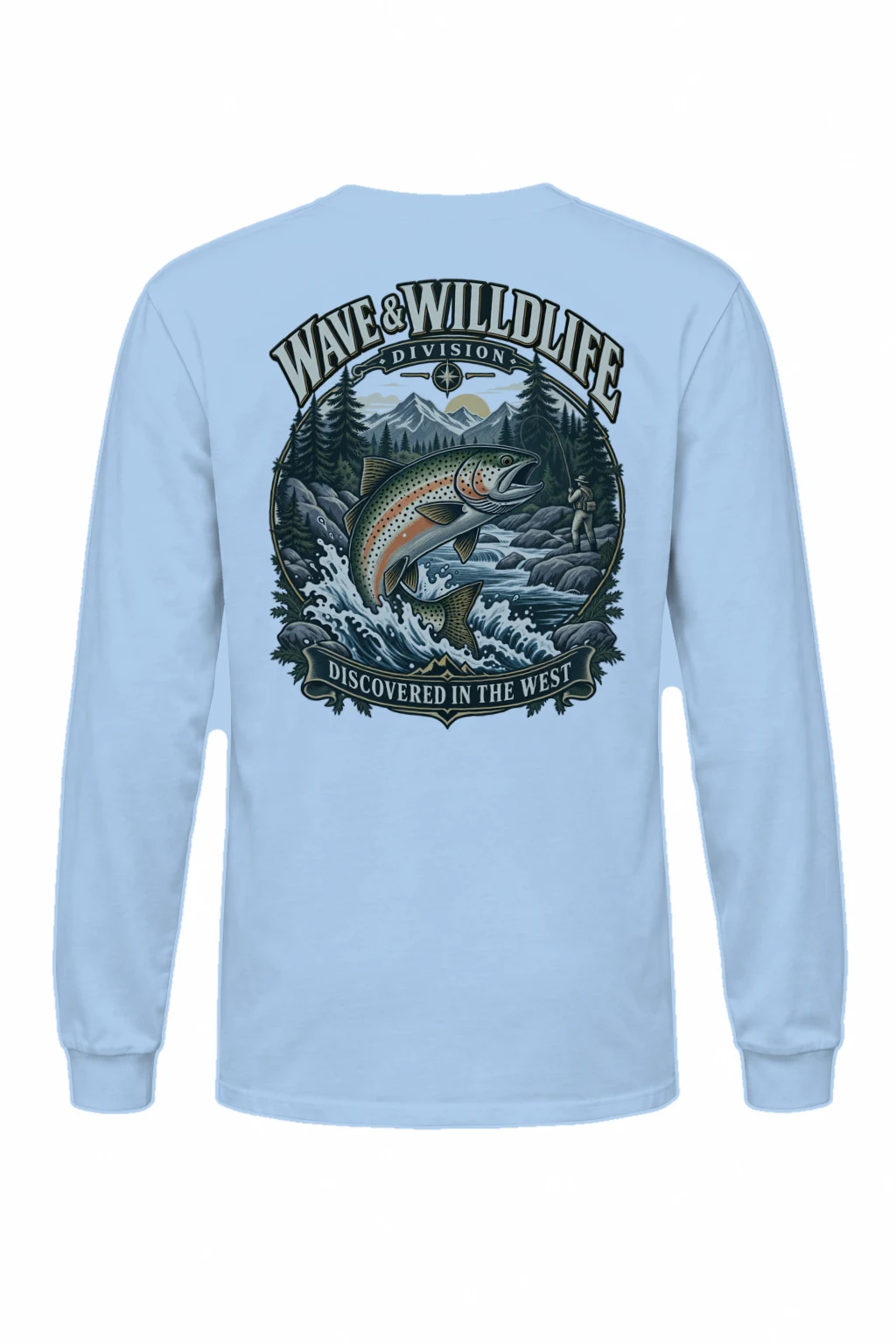 "Wave & Wildlife Division" Unisex Longsleeve T-shirt | Gildan 2400
