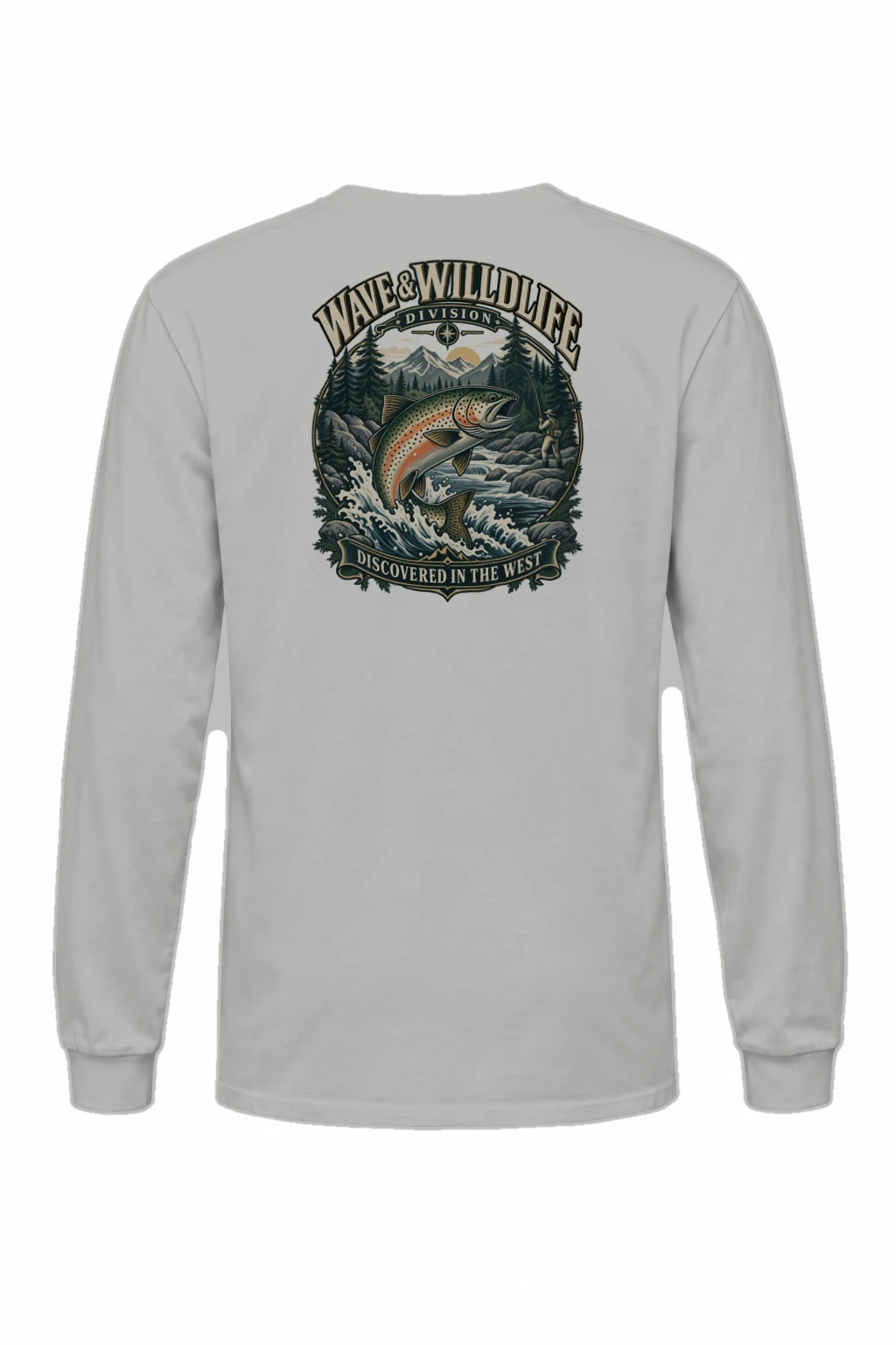 "Wave & Wildlife Division" Unisex Longsleeve T-shirt | Gildan 2400