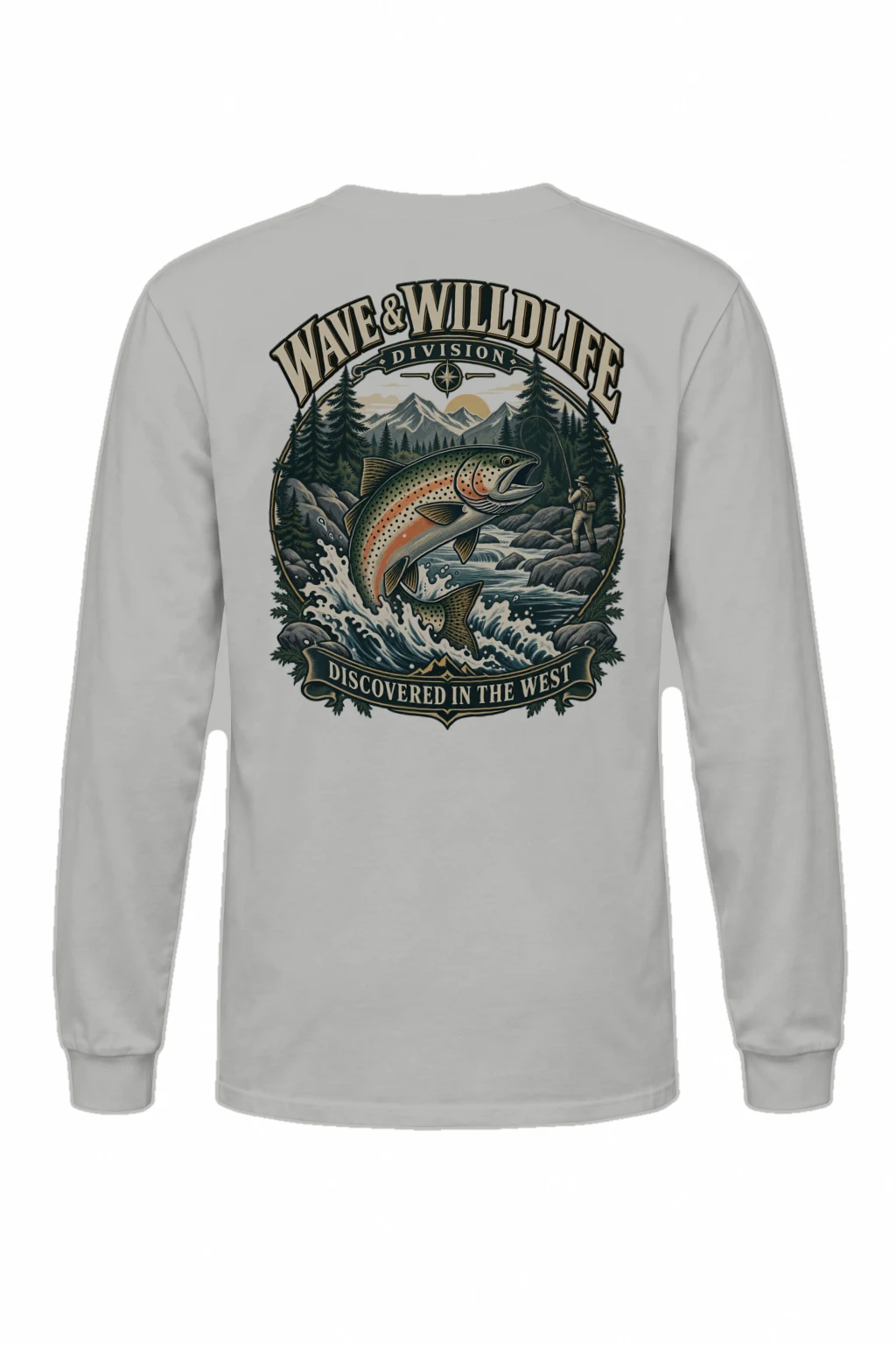 "Wave & Wildlife Division" Unisex Longsleeve T-shirt | Gildan 2400