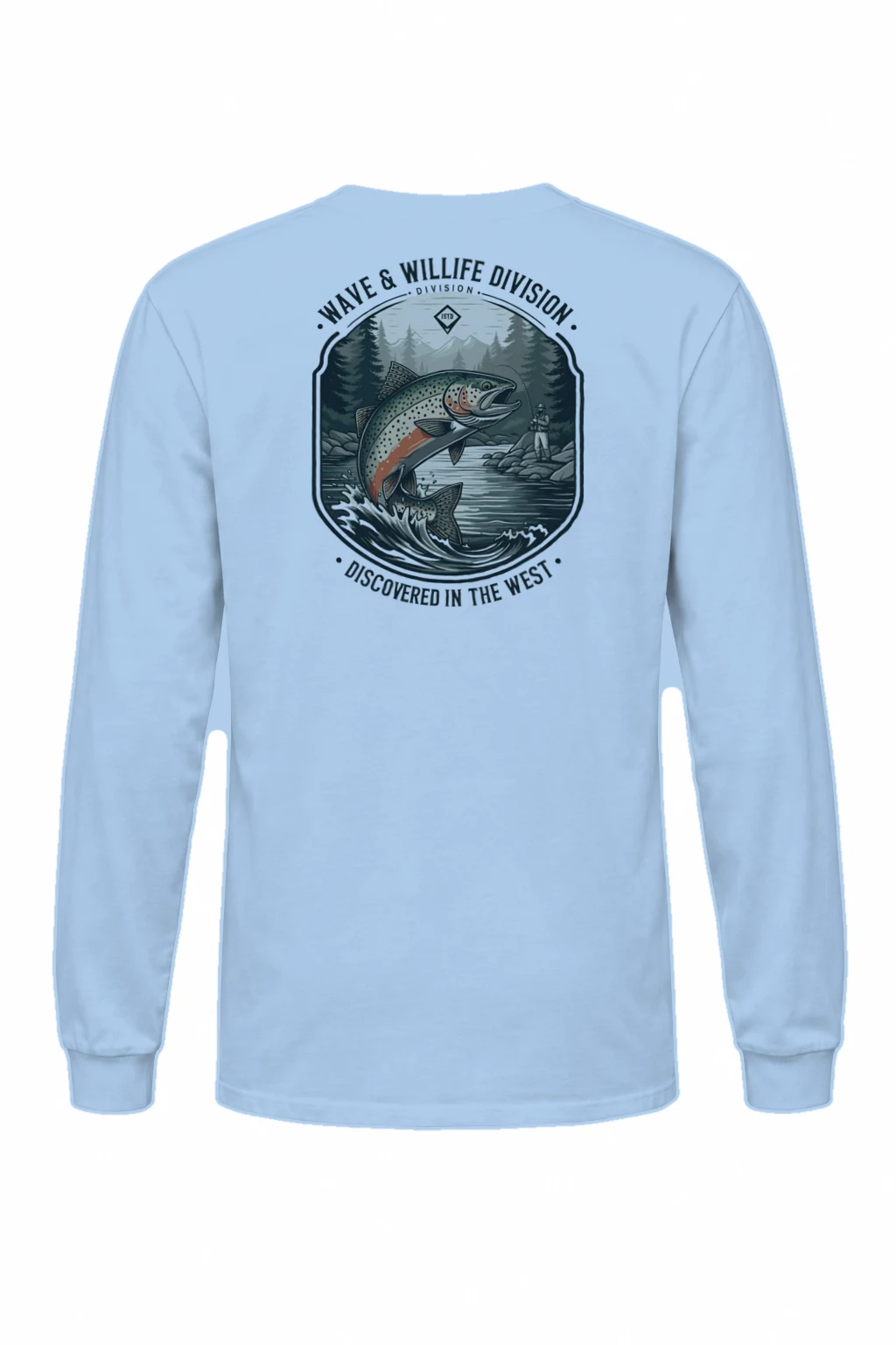 "Wave & Wildlife Division" Unisex Longsleeve T-shirt | Gildan 2400