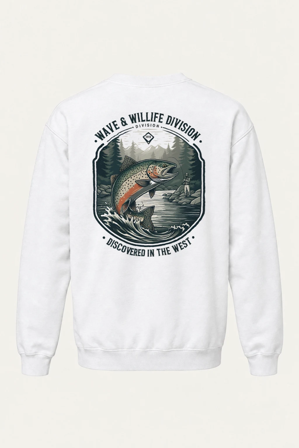 "Wave & Wildlife" Heavy Blend Unisex Crewneck Sweatshirt | Gildan 18000