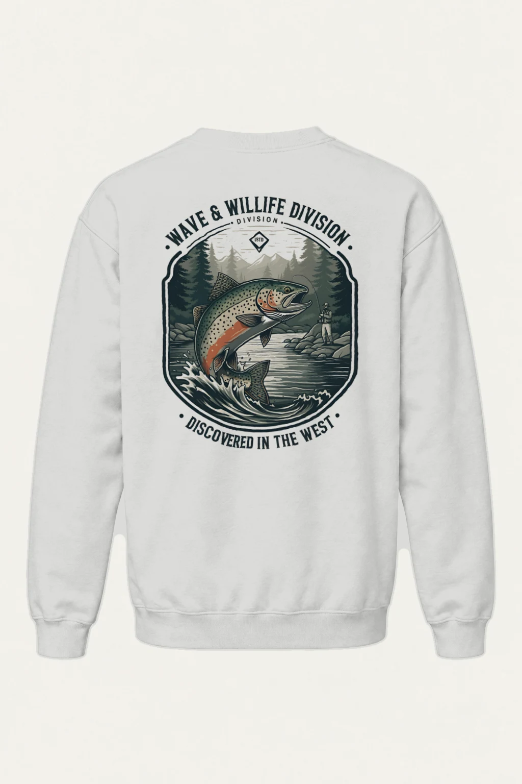 "Wave & Wildlife" Heavy Blend Unisex Crewneck Sweatshirt | Gildan 18000