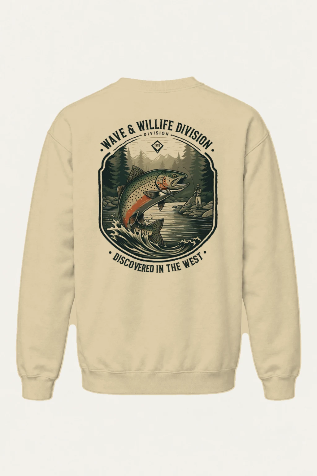 "Wave & Wildlife" Heavy Blend Unisex Crewneck Sweatshirt | Gildan 18000