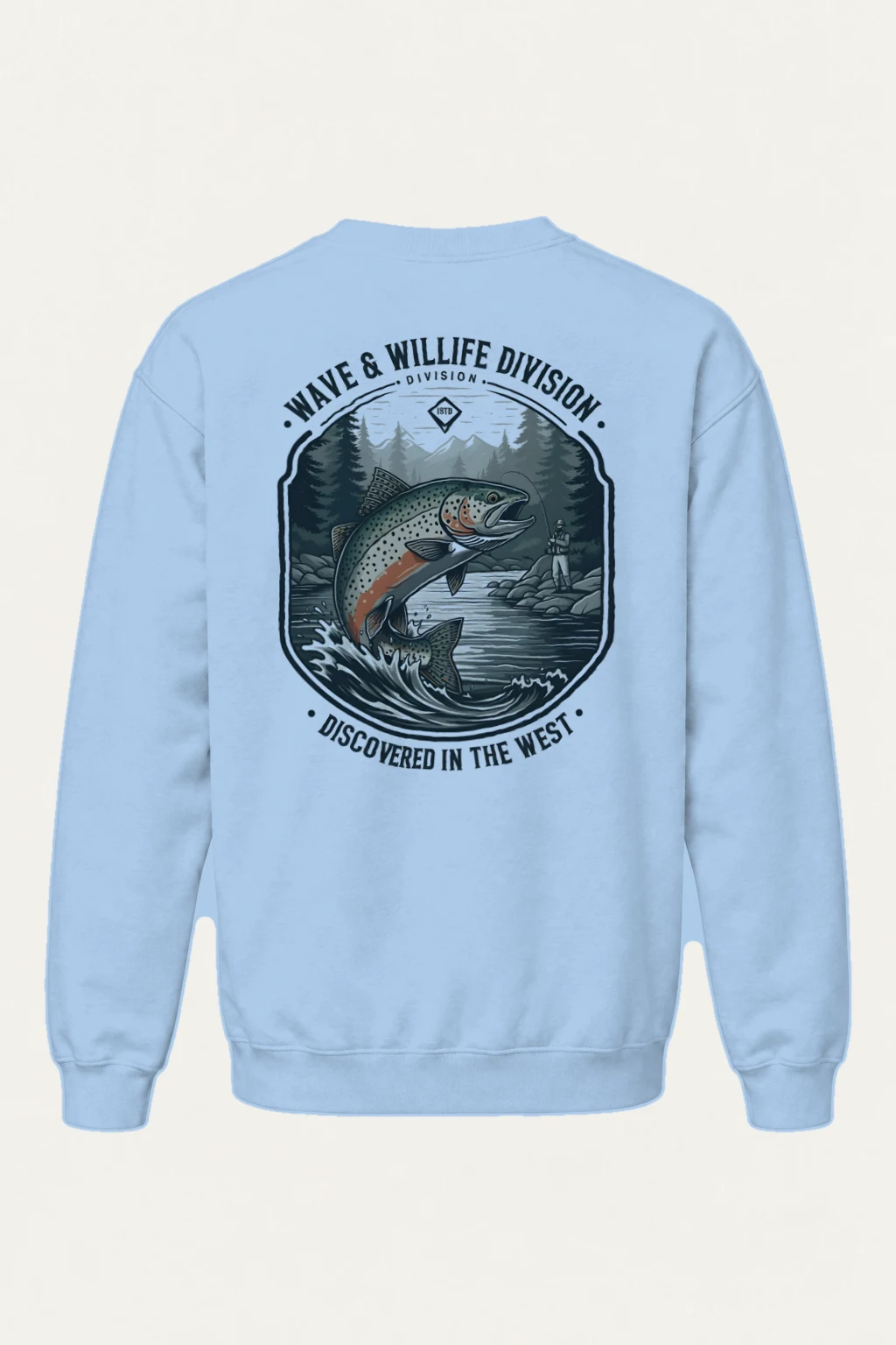 "Wave & Wildlife" Heavy Blend Unisex Crewneck Sweatshirt | Gildan 18000