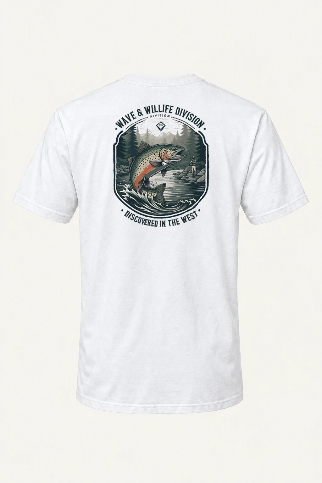 "Wave & Wildlife" Heavyweight Unisex Crewneck T-shirt | Gildan 5000