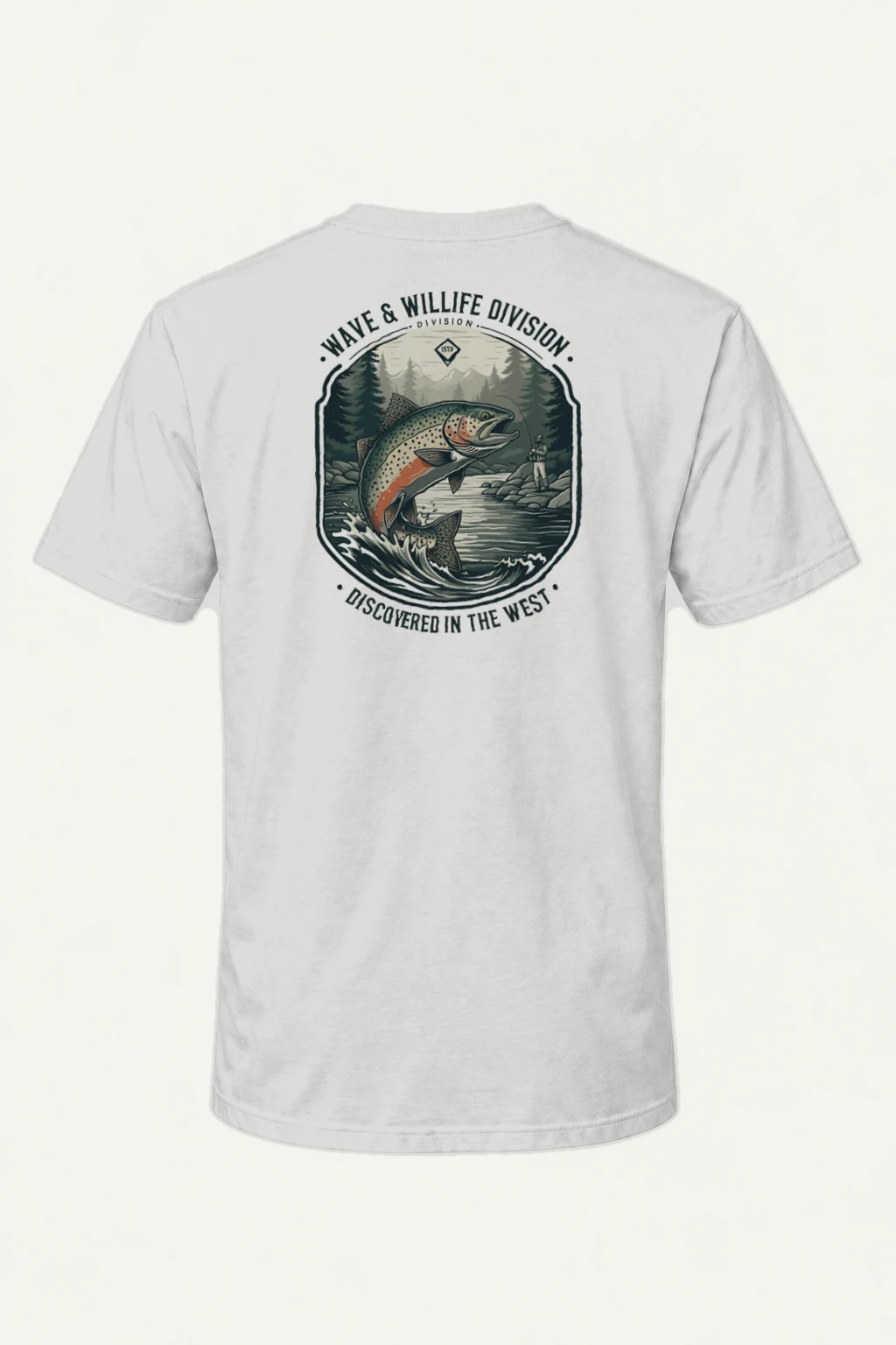 "Wave & Wildlife" Heavyweight Unisex Crewneck T-shirt | Gildan 5000
