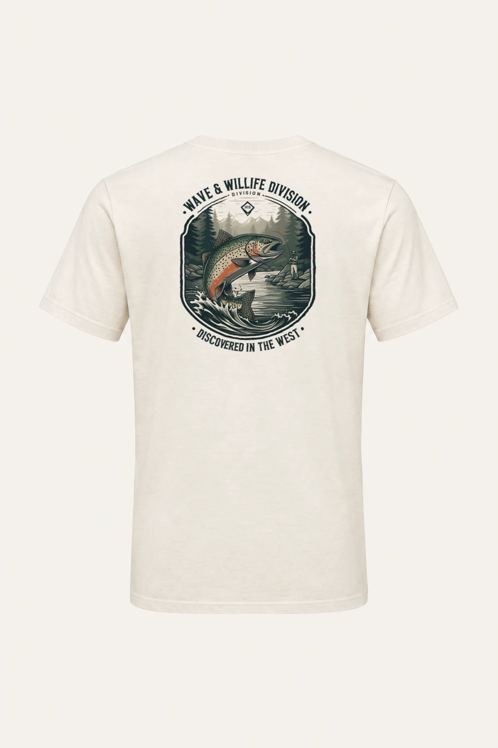 "Wave & Wildlife" Heavyweight Unisex Crewneck T-shirt | Gildan 5000