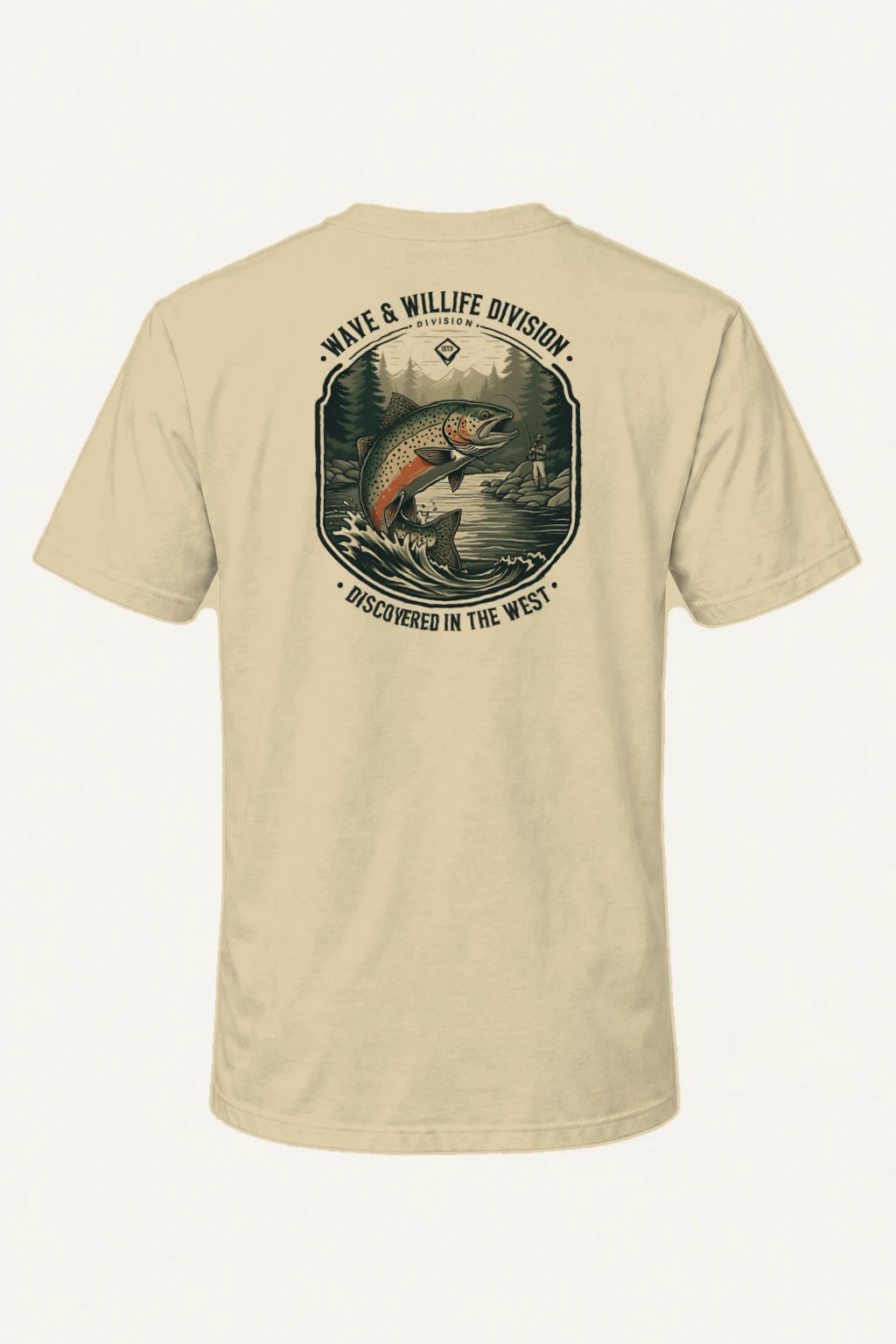 "Wave & Wildlife" Heavyweight Unisex Crewneck T-shirt | Gildan 5000