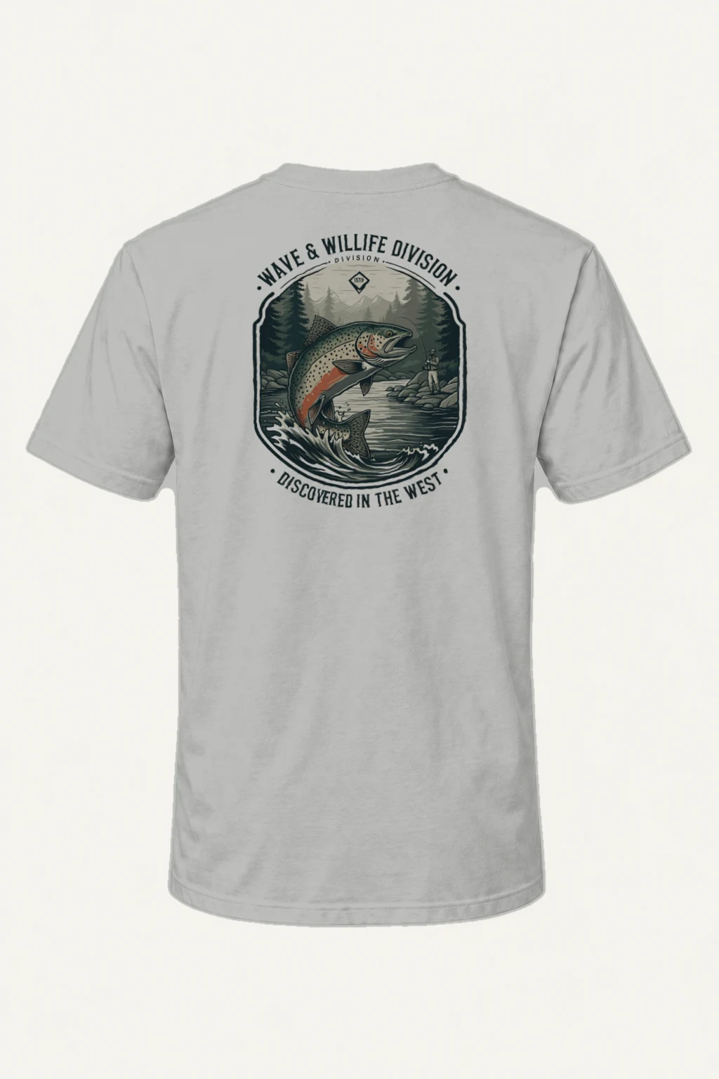 "Wave & Wildlife" Heavyweight Unisex Crewneck T-shirt | Gildan 5000