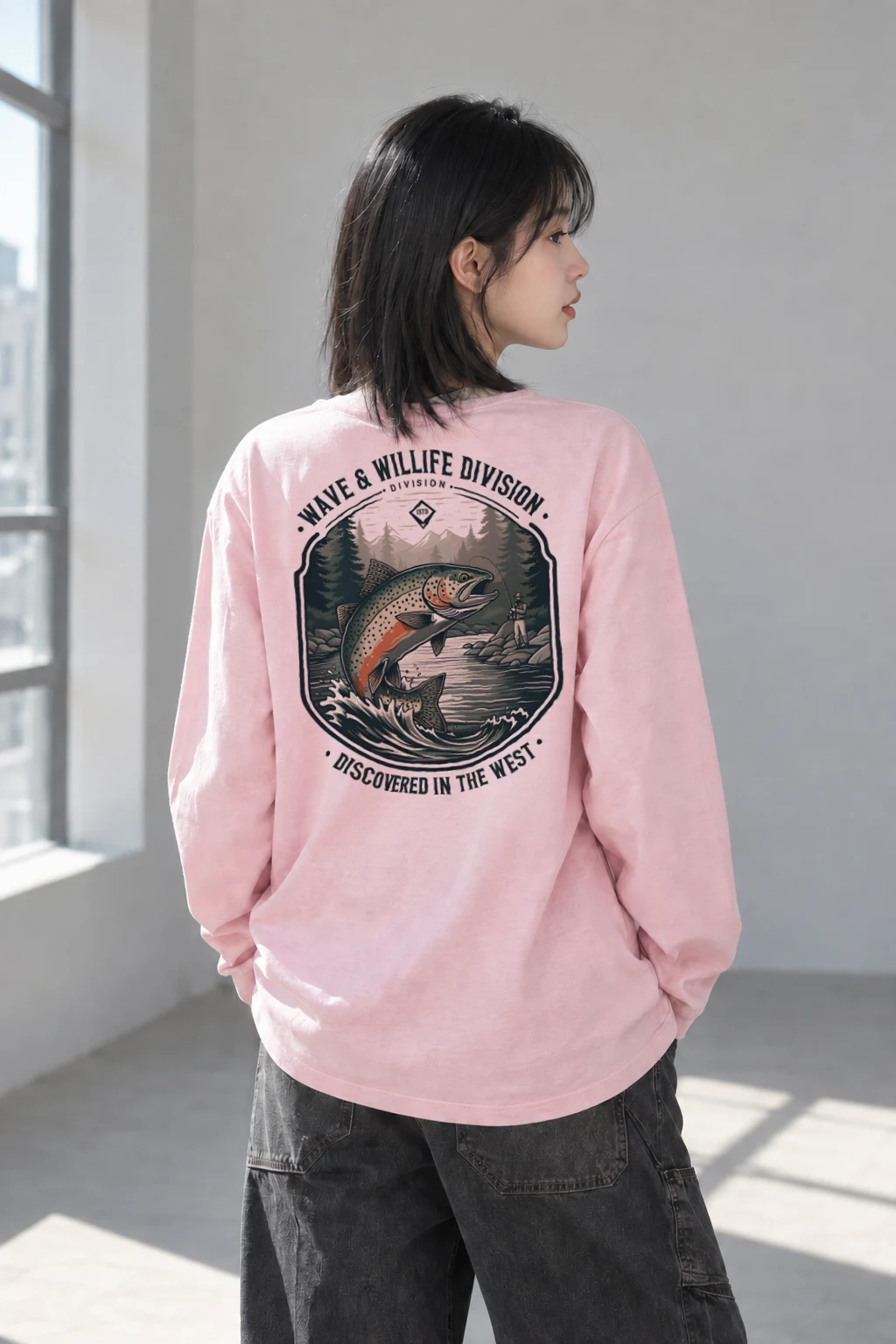"Wave & Wildlife" Unisex Longsleeve T-shirt | Gildan 2400
